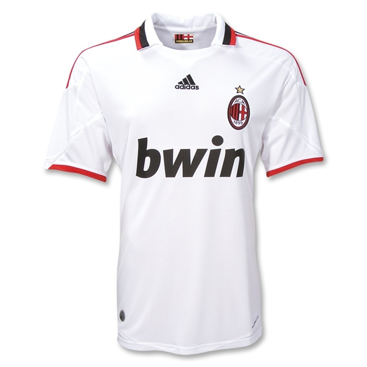 09-10 AC Milan Away White Soccer Jersey Shirt
