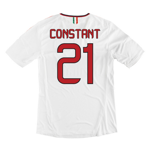 13-14 AC Milan #21 Constant Away White Soccer Shirt