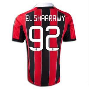 12/13 AC Milan #92 El Shaarawy Home Thailand Qualty Soccer Jersey Shirt