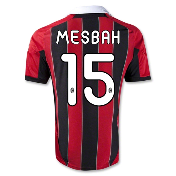 12/13 AC Milan #15 MESBAH Home Thailand Qualty Soccer Jersey Shirt