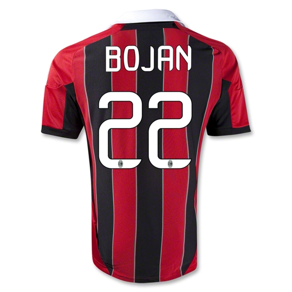 12/13 AC Milan #22 Bojan Home Thailand Qualty Soccer Jersey Shirt
