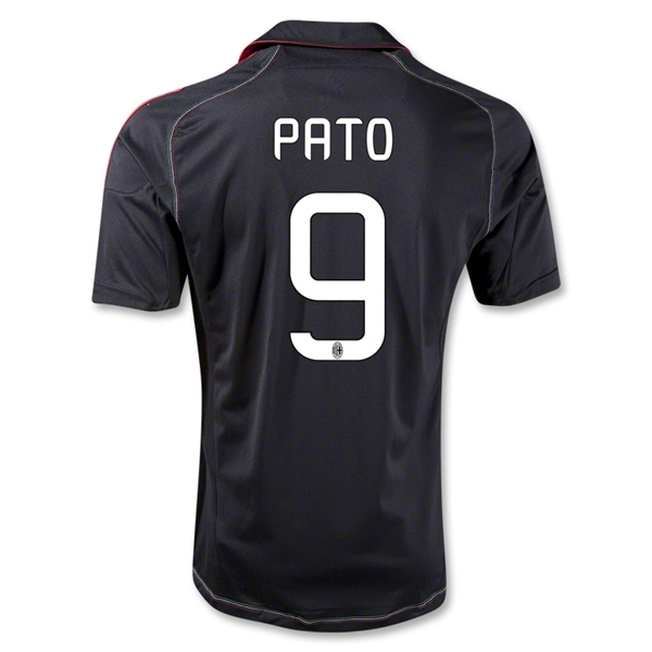 12/13 AC Milan Pato #9 Away Black Thailand Qualty Soccer Jersey Shirt