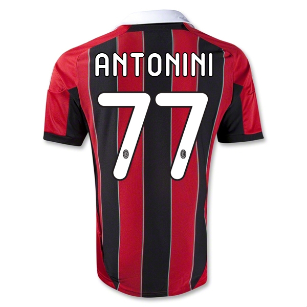 12/13 AC Milan #77 ANTONINI Home Thailand Qualty Soccer Jersey Shirt