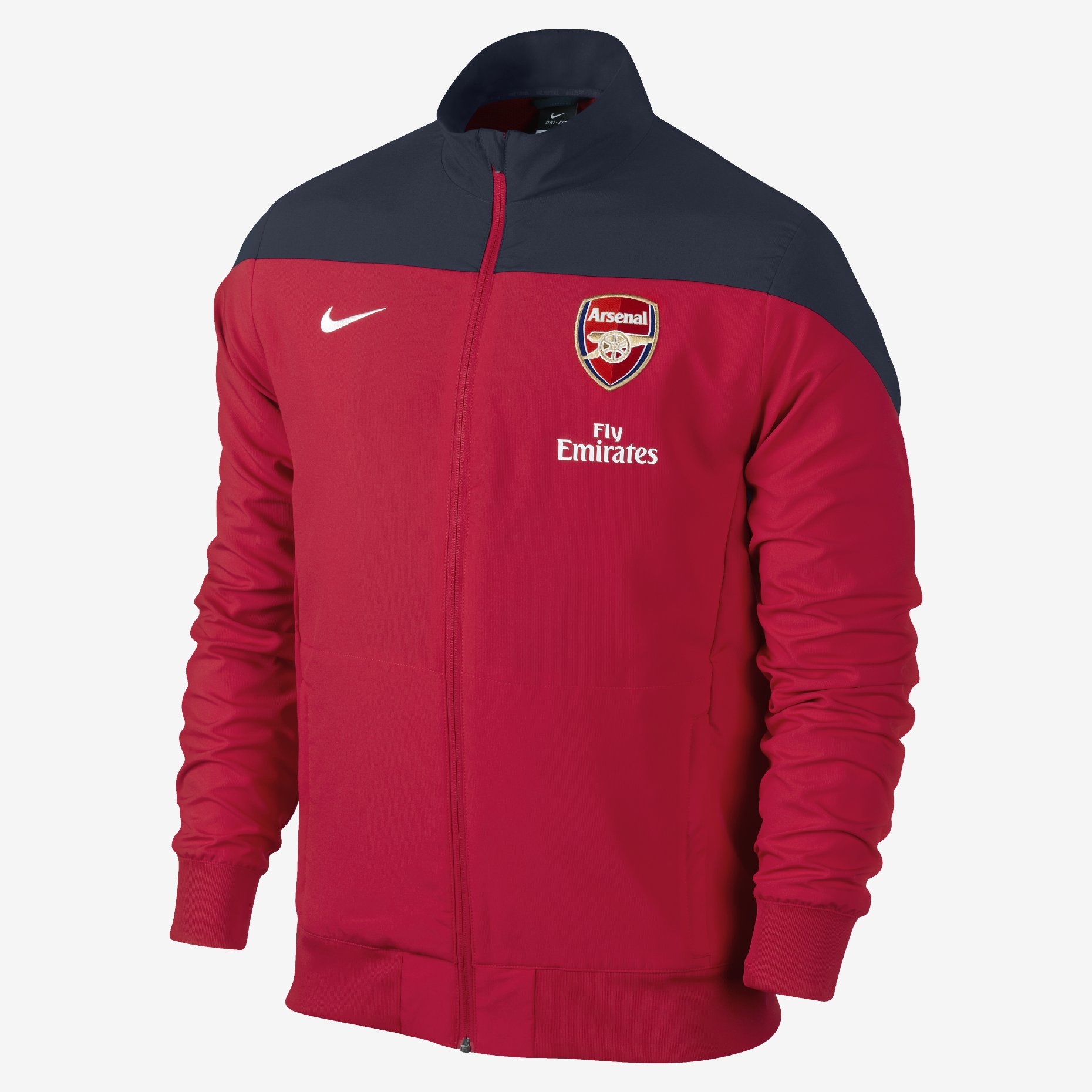 13-14 Arsenal Red&Black Training Jacket