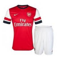 12/13 Arsenal Home Red Soccer Jersey Kit (Shirt+Short)
