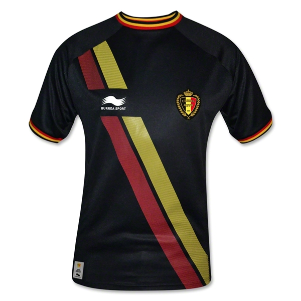 2014 World Cup Belgium Away Black Jersey Shirt