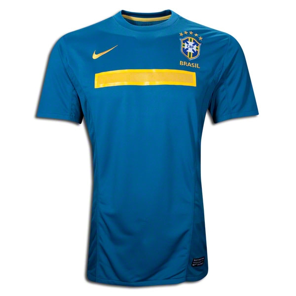 2011 Brazil Away Replica Soccer Jersey Shirt