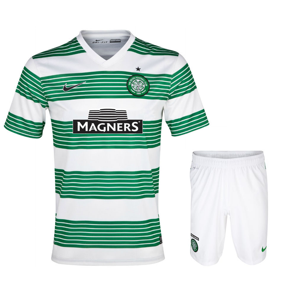 13-14 Celtic Home Jersey Kit(Shirt+Short)