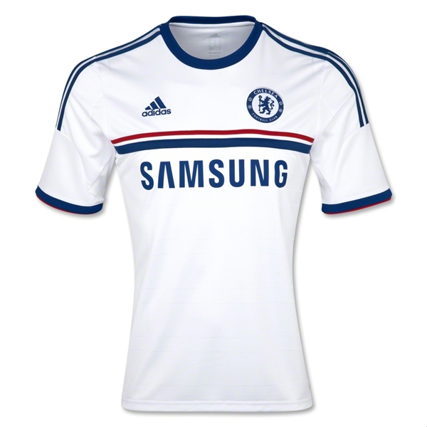 13-14 Chelsea White Away Soccer Jersey Shirt Replica