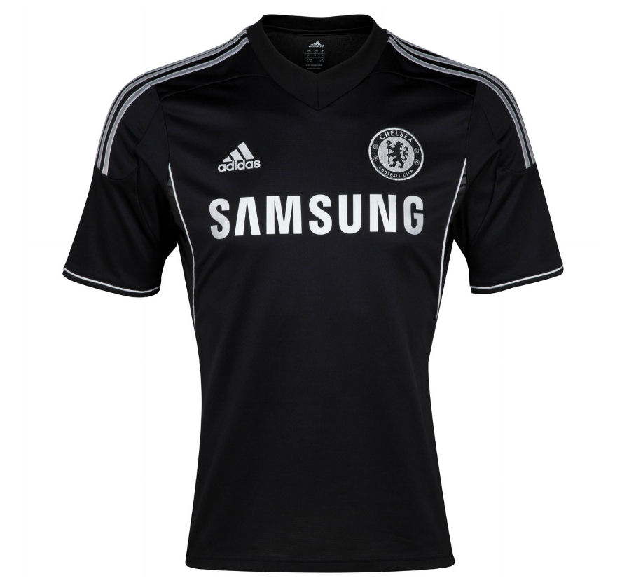 13-14 Chelsea Black Away Soccer Jersey Shirt Replica