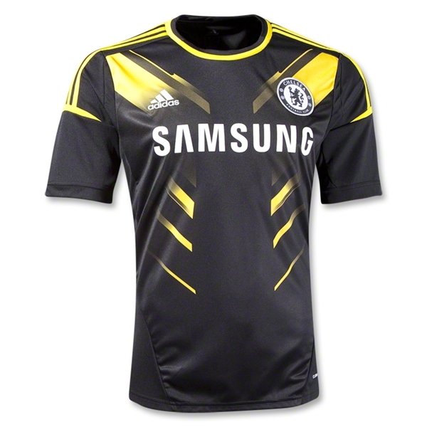 12/13 Chelsea Black Away Soccer Jersey Shirt Replica
