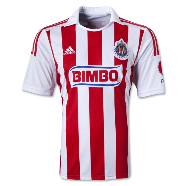 12/13 Chivas Deportivo Guadalajara Home Replica Soccer Jersey Shirt