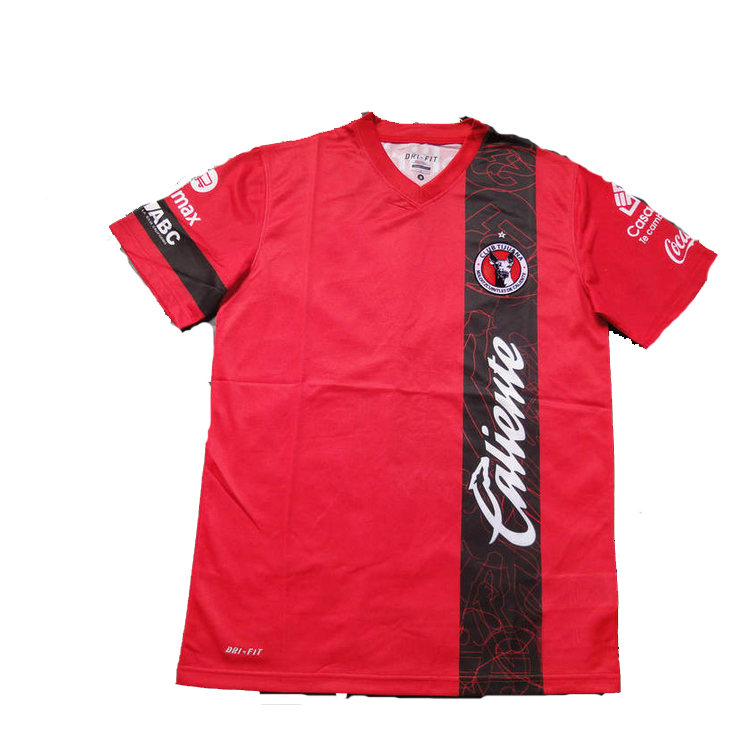 13-14 Club Tijuana Home Red Soccer Jersey Shirt