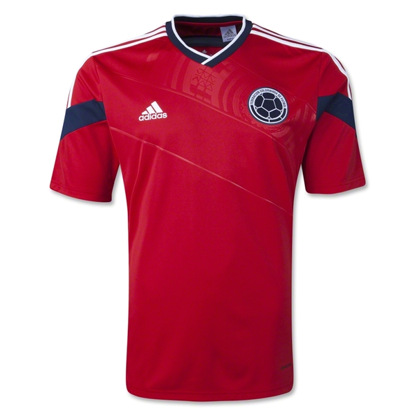 2014 Colombia Away Red Jersey Shirt