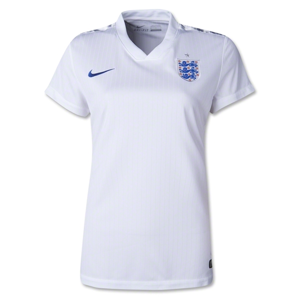 2014 England Home Women's Jersey Shirt