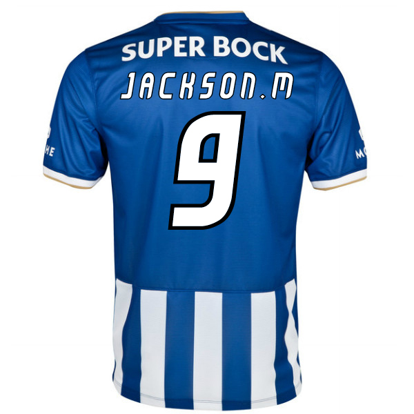 13-14 Porto #9 Jackson.M Home Jersey Shirt