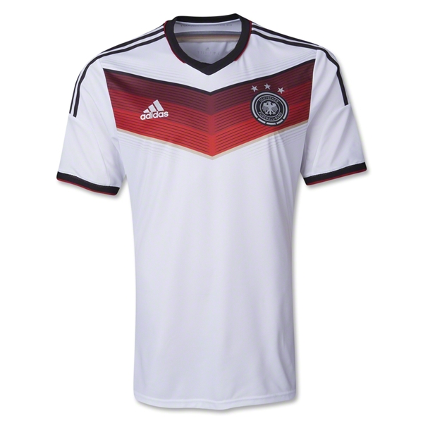 2014 Germany Home White Soccer Jersey Shirt