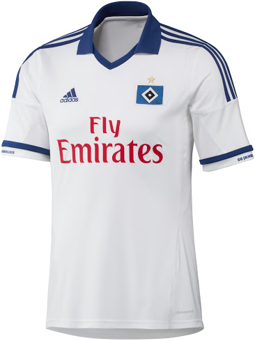 13-14 Hamburg Home Soccer Jersey Shirt (GAGA Deal processing)