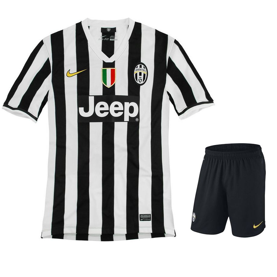 13-14 Juventus Home Jersey Kit(Shirt+Short)