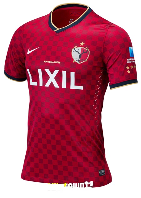 2014 Kashima Antlers Home Red Jersey Shirt(Player Version)