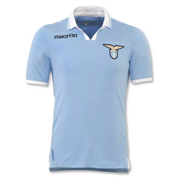 12-13 Lazio Home Blue Soccer Jersey Shirt