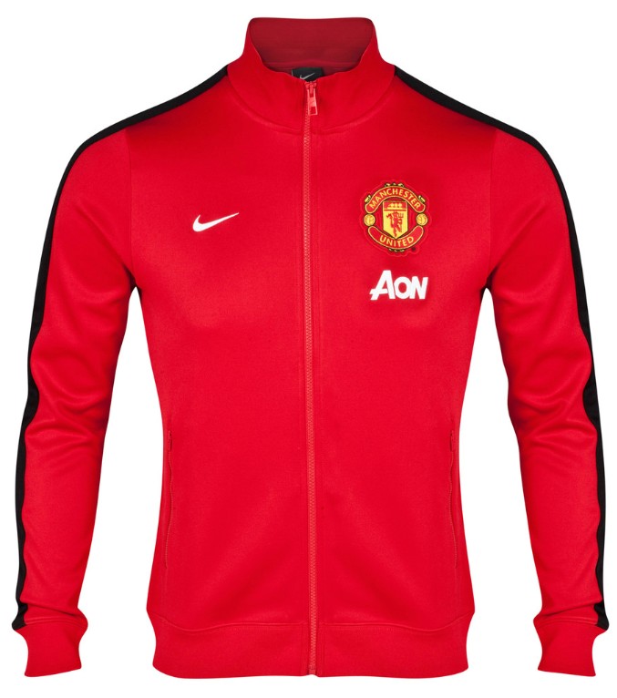13-14 Manchester United N98 Red Track Jacket