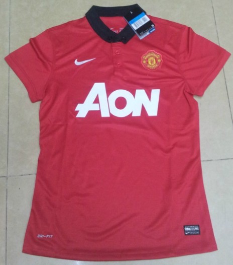 13-14 Manchester United Home Women's Jersey Shirt