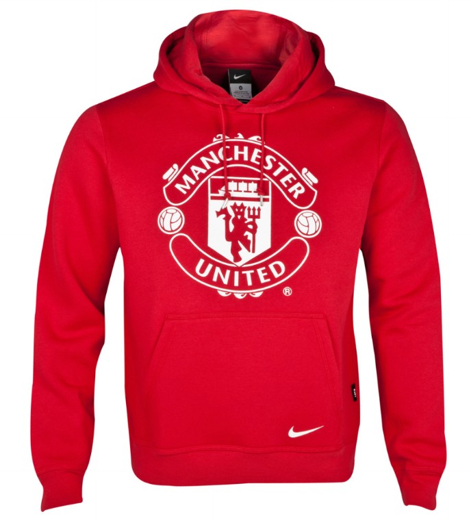 13-14 Manchester United Red Hoody Sweater