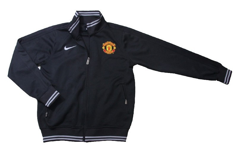 12/13 Manchester United Black N98 Track Jacket