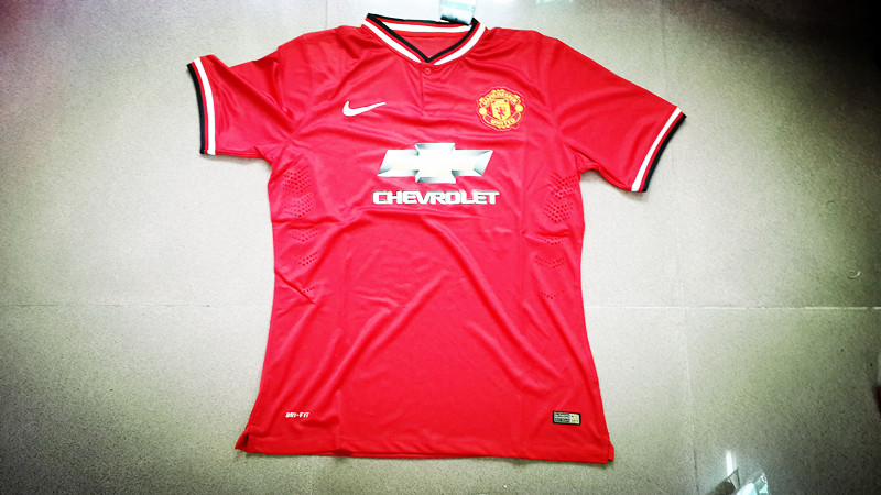 14-15 Manchester United Home Jersey Shirt