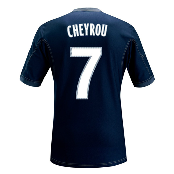 13-14 Marseilles #7 Cheyrou Away Black Jersey Shirt