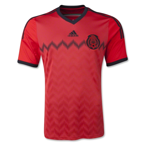 2014 Mexico Away Red Jersey Shirt