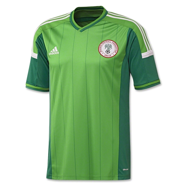 2014 Nigeria Home Green Soccer Jersey Shirt Replica
