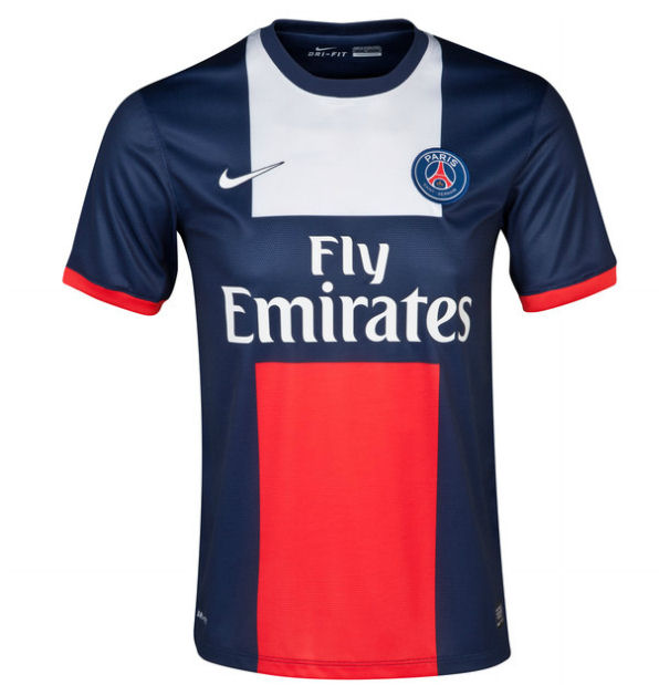 13-14 PSG Home Soccer Jersey Shirt(Player Version)