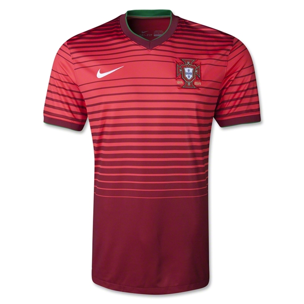 2014 World Cup Portugal Home Red Jersey Kit(Shirt+Short)