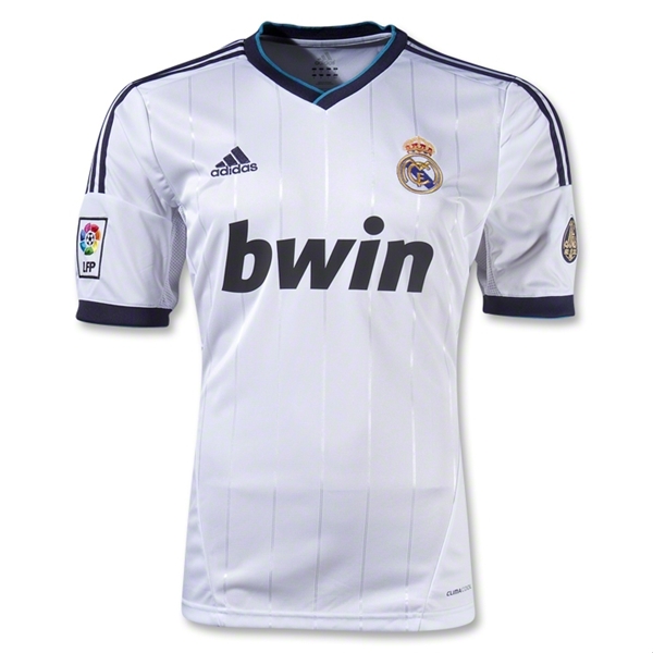 12/13 Real Madrid White Home Soccer Jersey Shirt Replica
