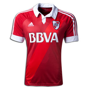 12/13 River Plate Red Away Soccer Jersey Shirt Replica