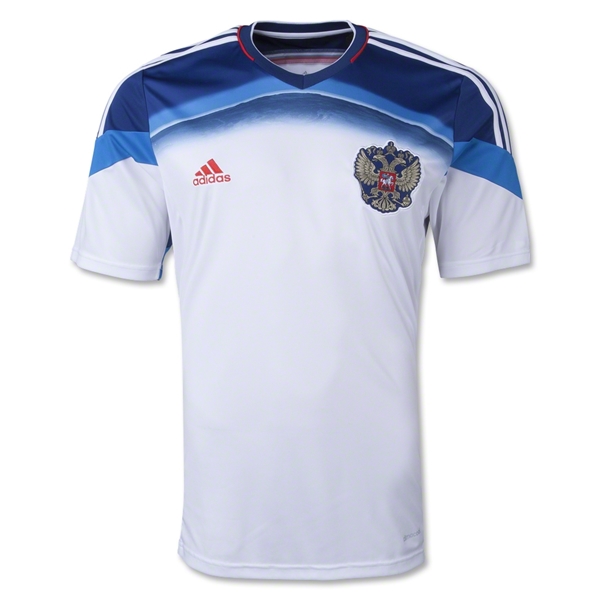 2014 Russia Away White Jersey Shirt