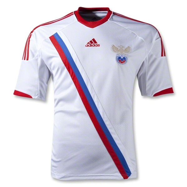 2012 Russia Away White Soccer Jersey Shirt Replica