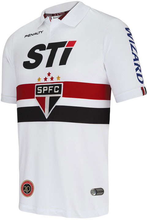 12-13 Sao Paulo FC Home White Jersey Shirt