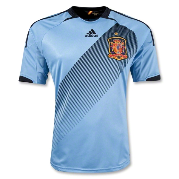 2012 Spain Blue Away Replica Soccer Jersey Shirt (GAGA Deal processing)