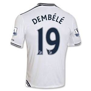 13-14 Tottenham Hotspur #19 DEMBELE Away Blue Jersey Shirt