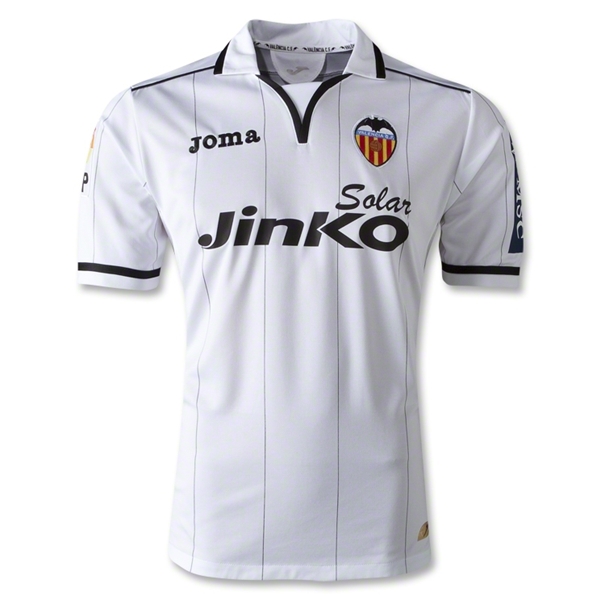 12/13 Valencia Home Soccer Jersey Shirt Replica